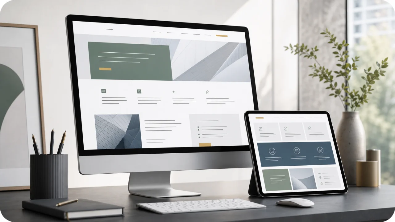 Corporate Website für ein Dienstleistungsunternehmen